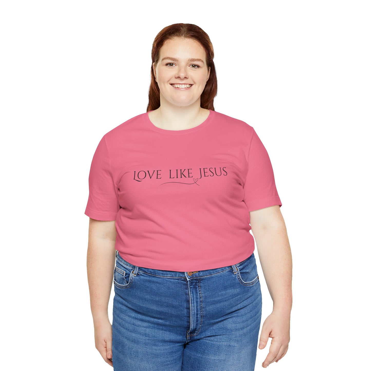 Love Like Jesus Unisex Jersey Short Sleeve Tee