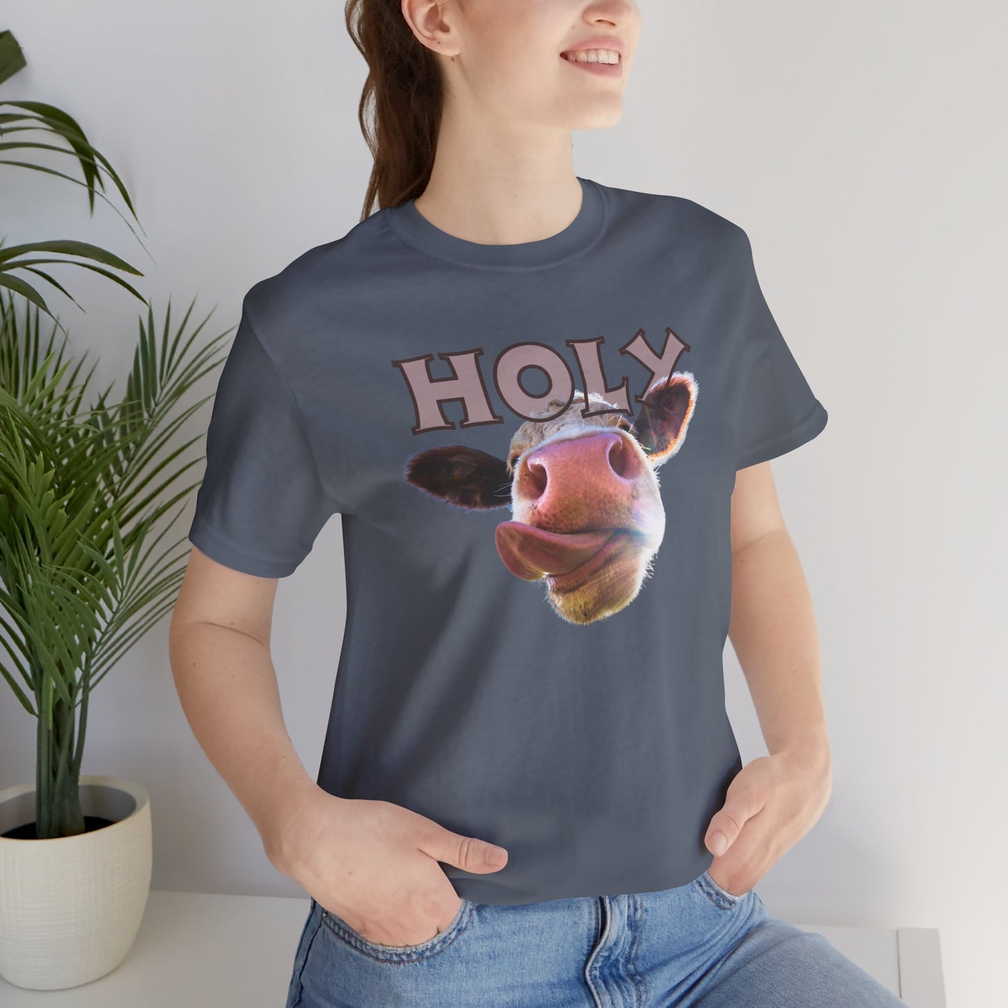 Holy Cow Unisex Jersey Short Sleeve Tee