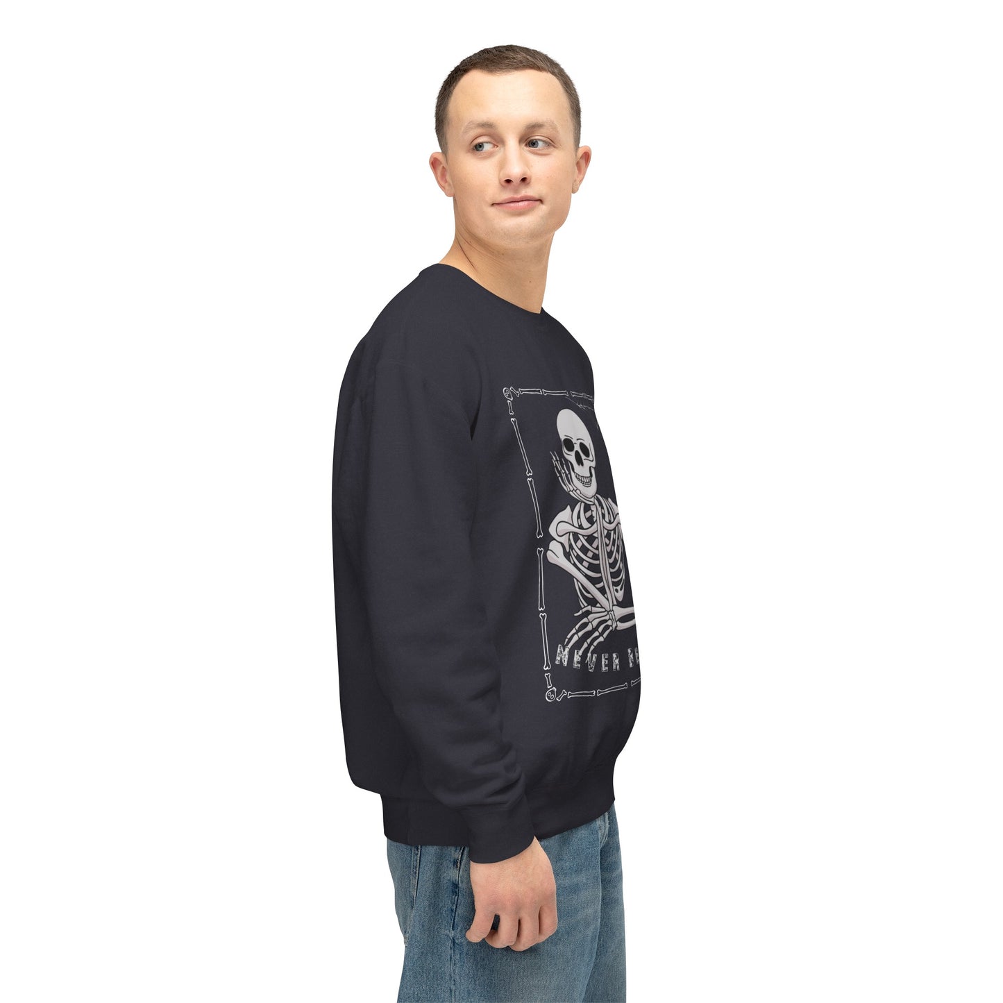 Never Better Unisex Lightweight Crewneck Sweatshirt