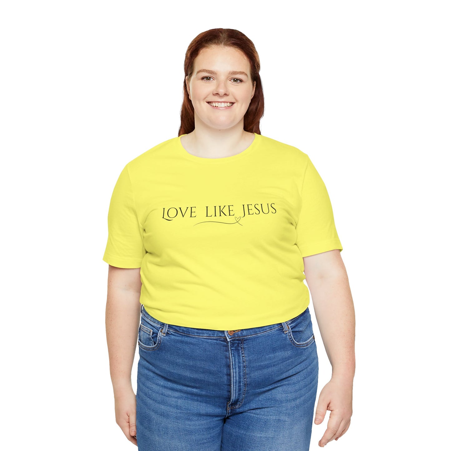 Love Like Jesus Unisex Jersey Short Sleeve Tee