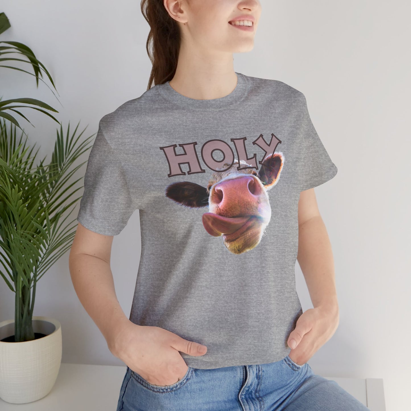 Holy Cow Unisex Jersey Short Sleeve Tee