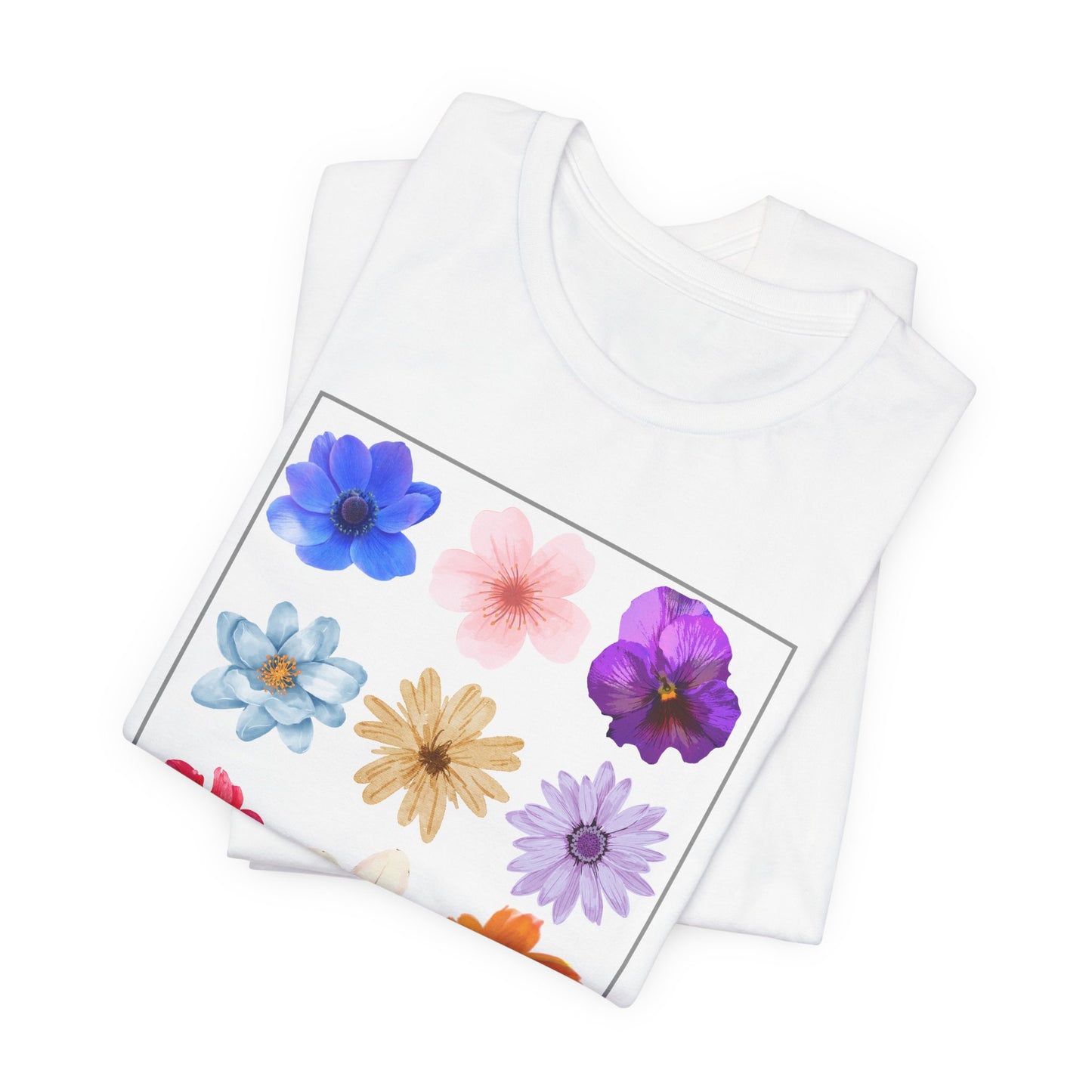 Flower Unisex Jersey Short Sleeve Tee