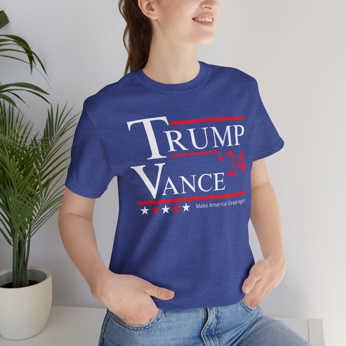 Trump/Vance 2024 Unisex Jersey Short Sleeve Tee