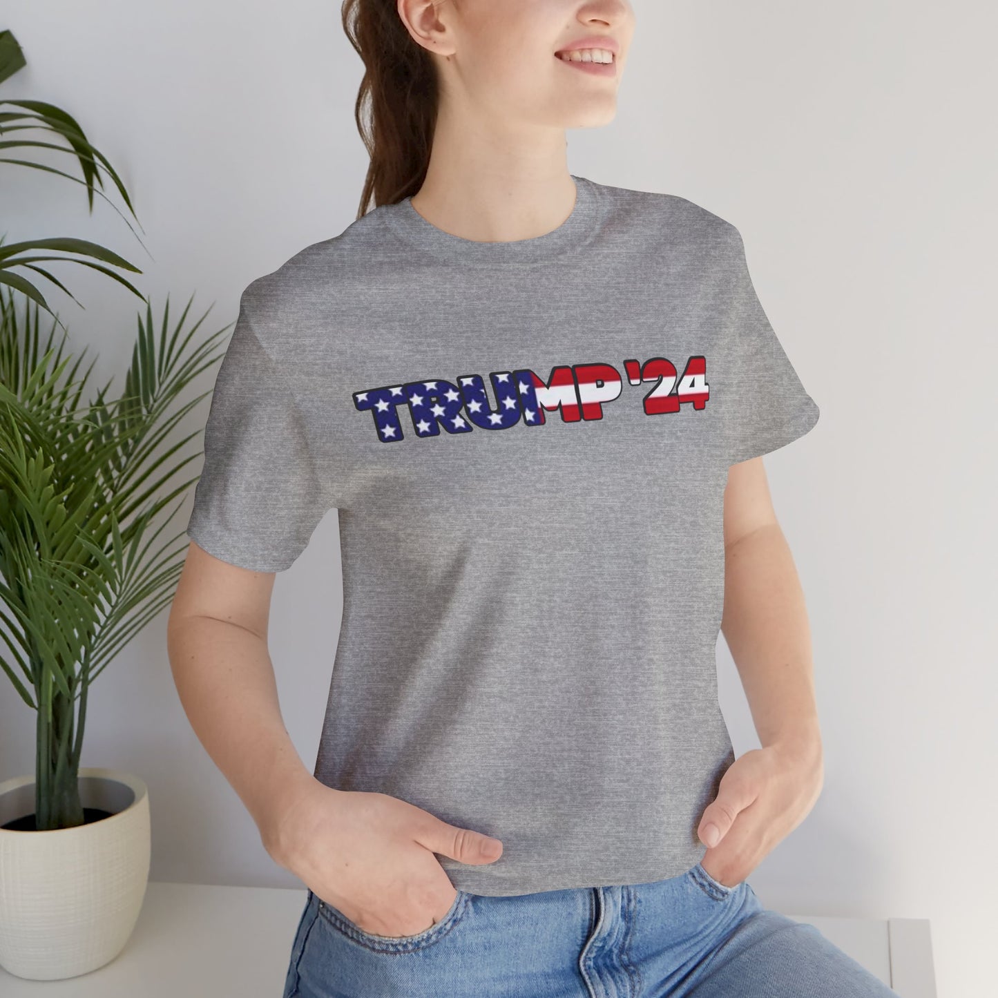 Trump "24 Unisex Jersey Short Sleeve Tee