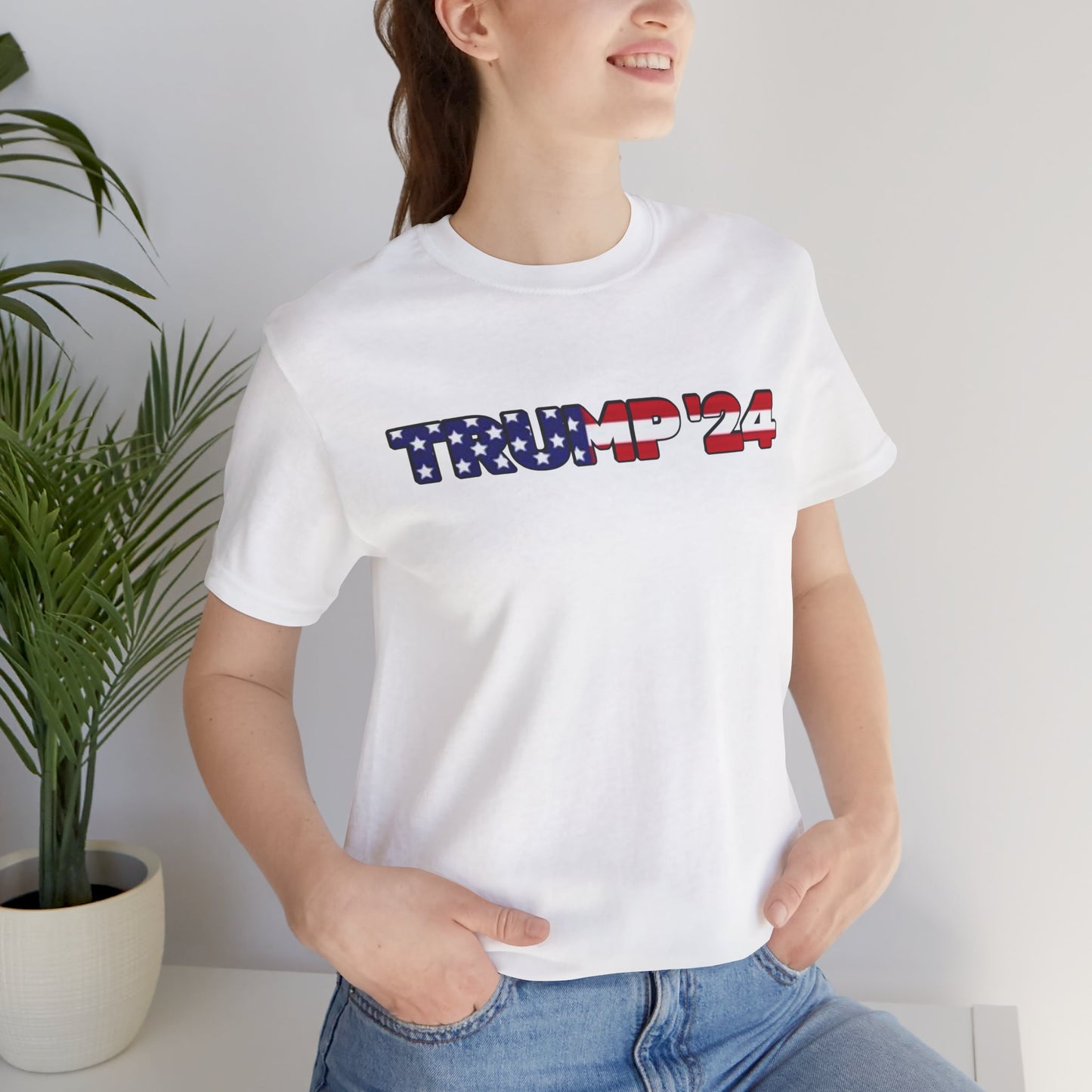 Trump "24 Unisex Jersey Short Sleeve Tee