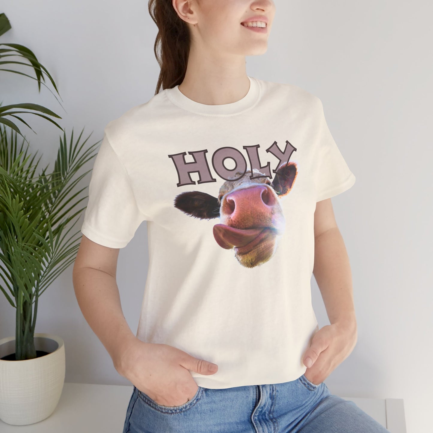 Holy Cow Unisex Jersey Short Sleeve Tee