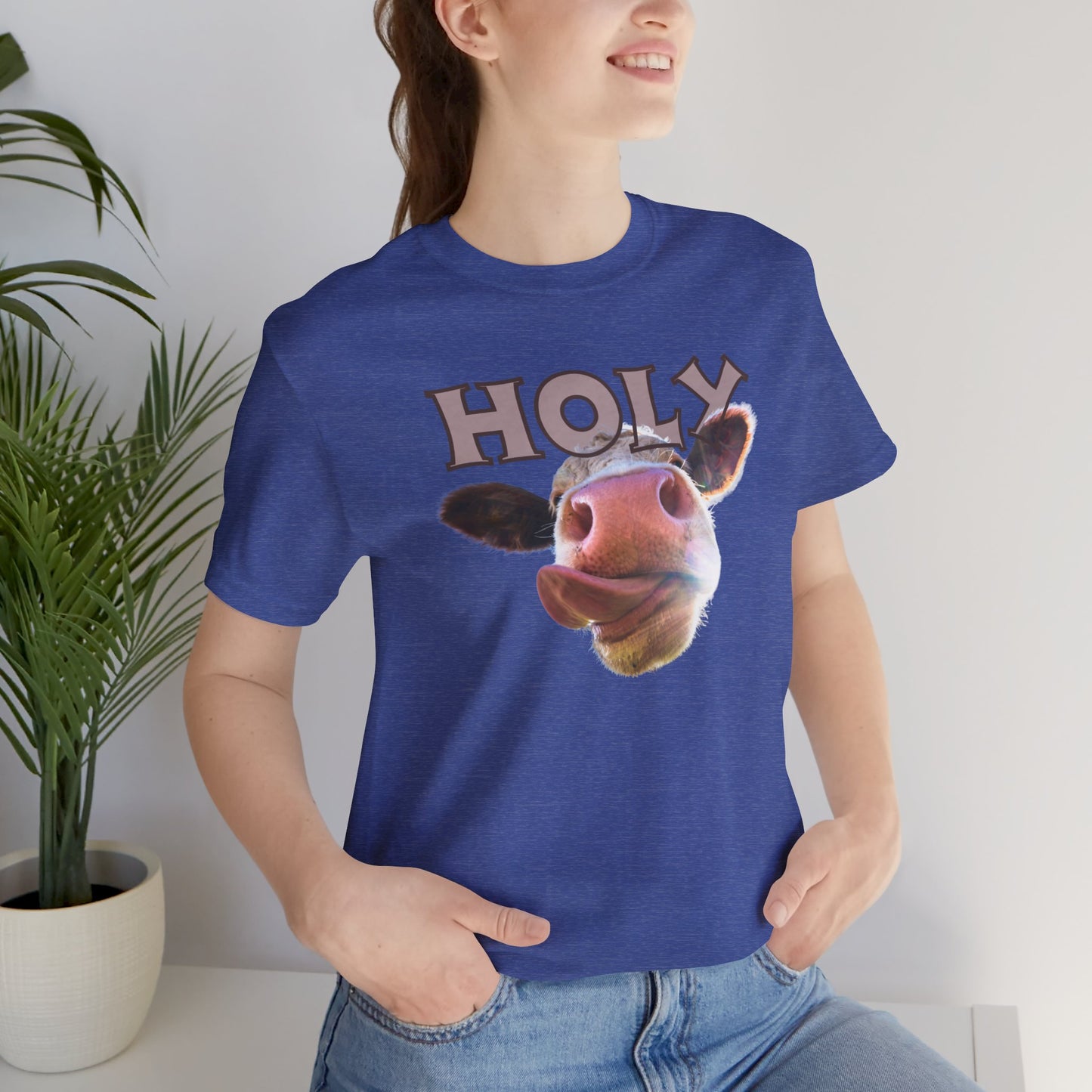 Holy Cow Unisex Jersey Short Sleeve Tee