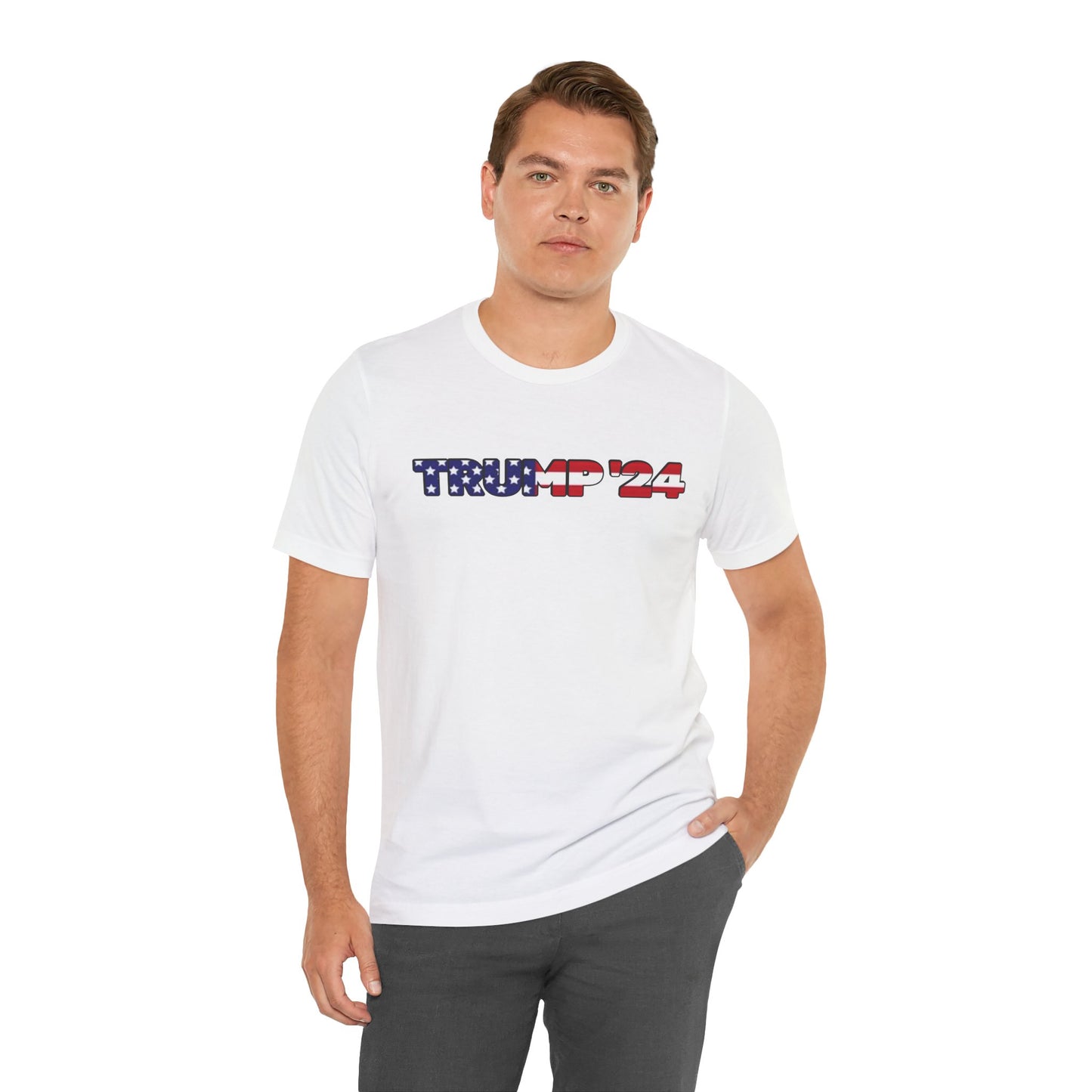 Trump "24 Unisex Jersey Short Sleeve Tee