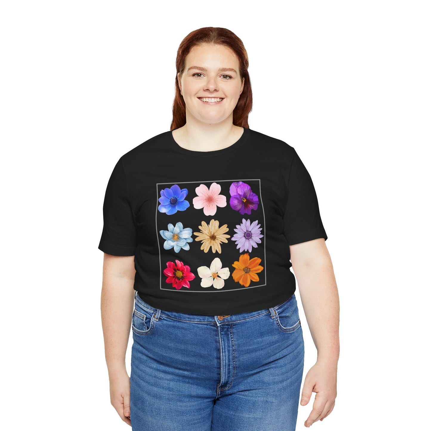 Flower Unisex Jersey Short Sleeve Tee