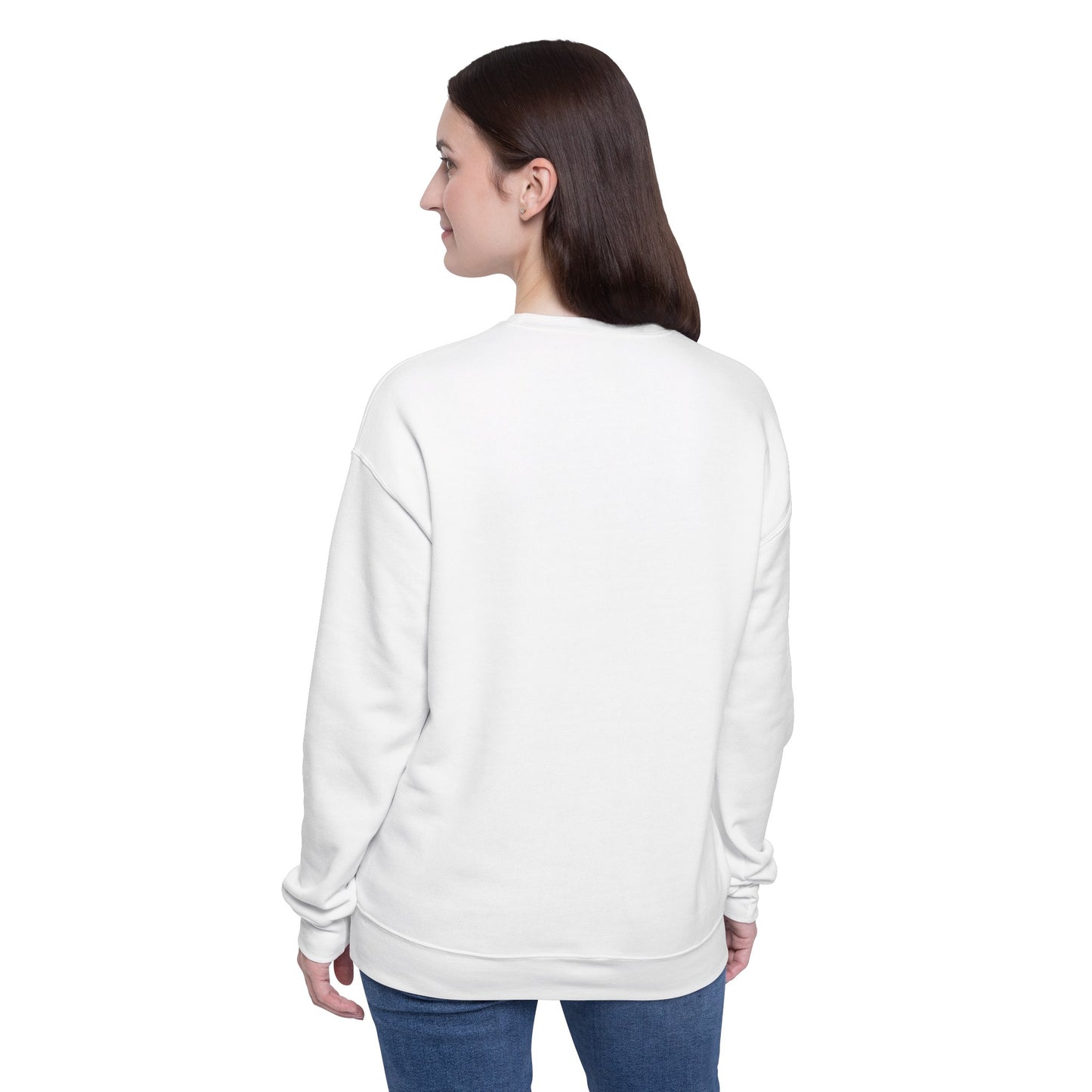 Flower Unisex Drop Shoulder Sweatshirt