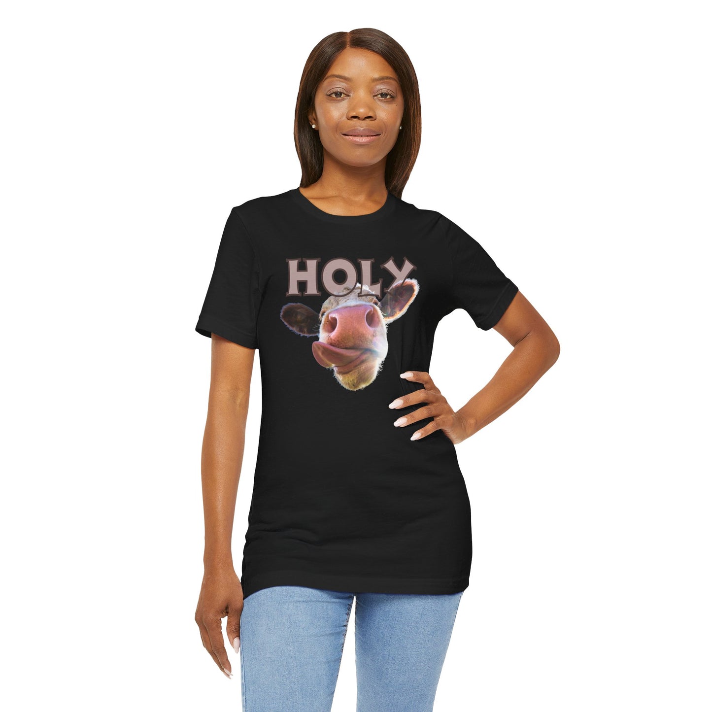 Holy Cow Unisex Jersey Short Sleeve Tee