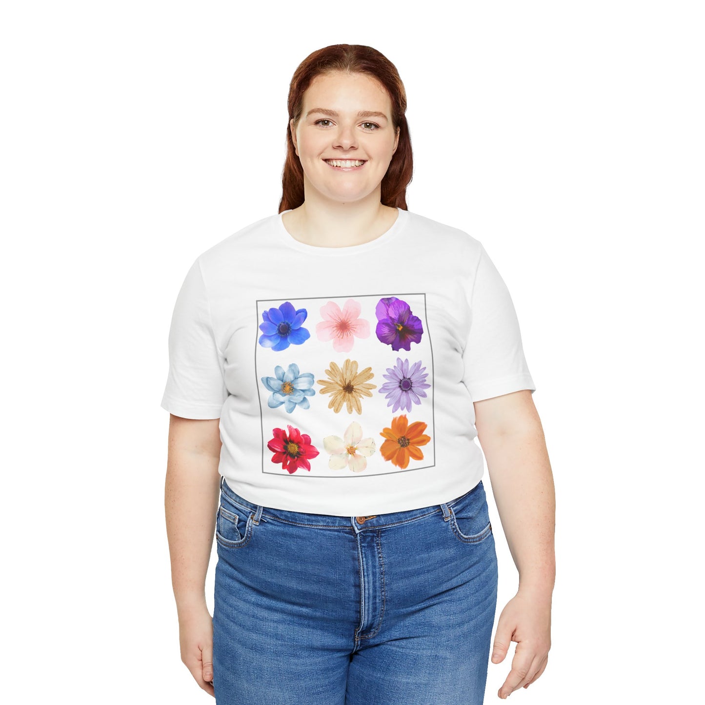 Flower Unisex Jersey Short Sleeve Tee